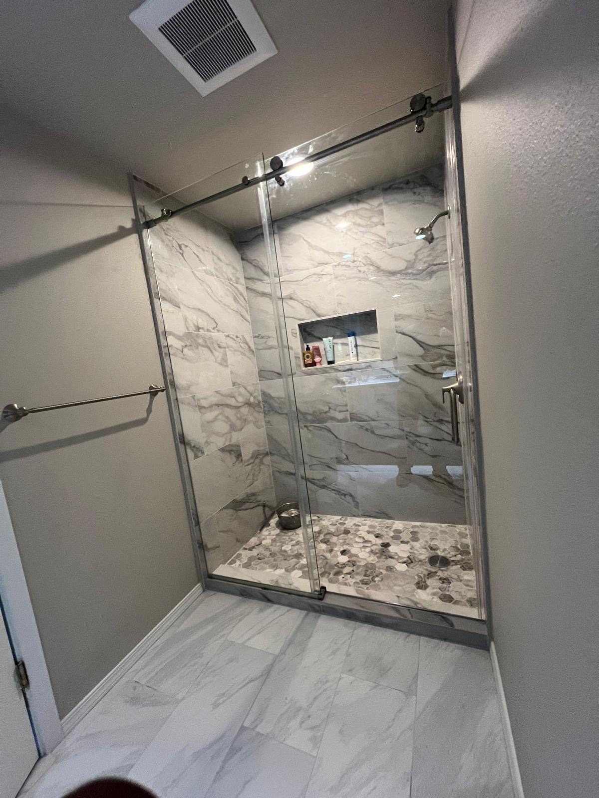 Bathroom remodel project 7 by SanVision LLC in Seattle